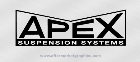 APEX Suspension Decals- Pair (2 pieces)